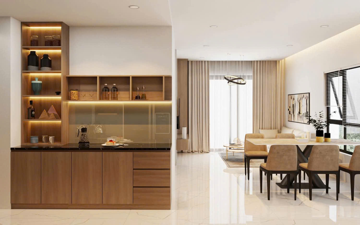 Thiết Kế Nội Thất Căn Hộ Hiện Đại Tại Thủ Đức 